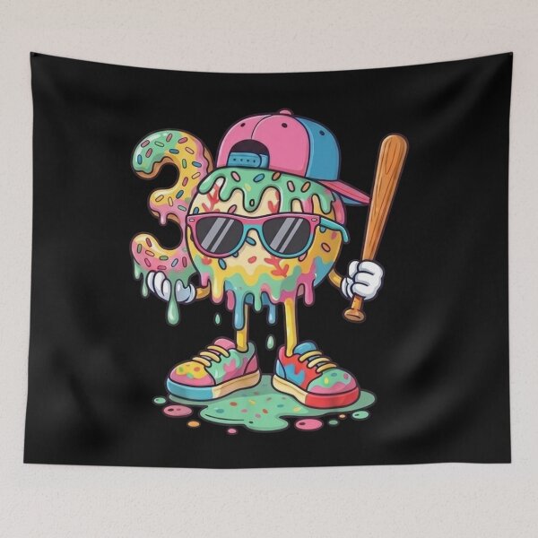 Item preview, Baseball 3rd Birthday Drip Sunglasses Cap Cool Kid designed and sold by KIROSALS.