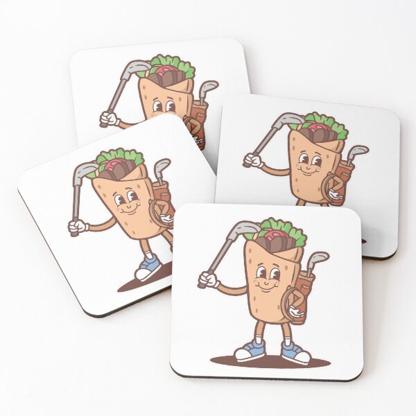 Item preview, kebab mascot golf designed and sold by anggapajar.