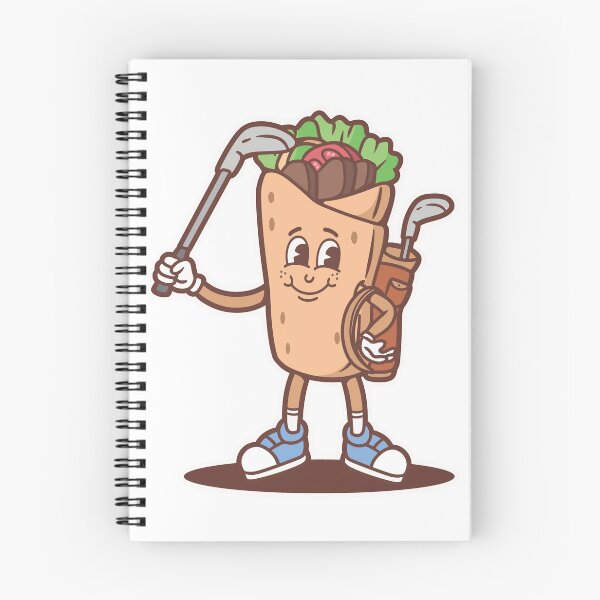 Item preview, kebab mascot golf designed and sold by anggapajar.