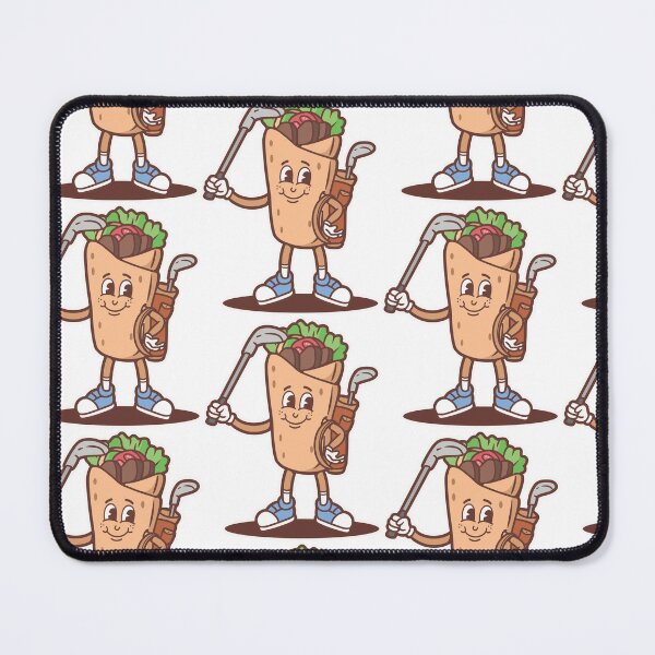 Item preview, kebab mascot golf designed and sold by anggapajar.
