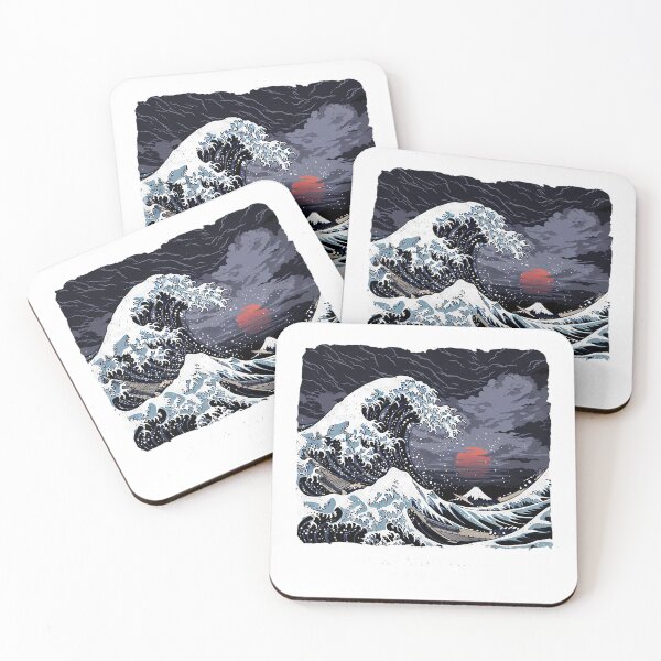 Item preview, Vintage Japanese Hokkaido Wave Art Classic designed and sold by chattsuede.