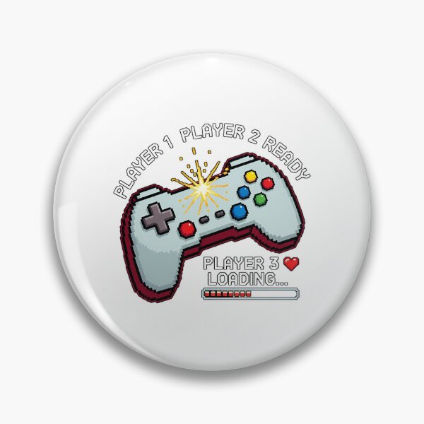 Item preview, Player 3 Loading Pregnancy Announcement Retro Gaming designed and sold by chattsuede.