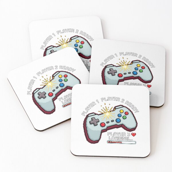 Item preview, Player 3 Loading Pregnancy Announcement Retro Gaming designed and sold by chattsuede.