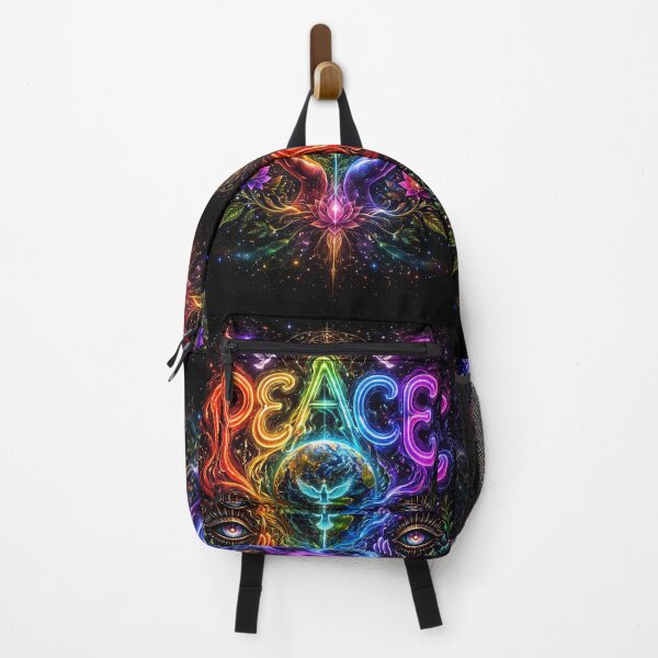 Artikelvorschau, Neon Peace World Art entworfen und verkauft von ArpaliLab Studio.