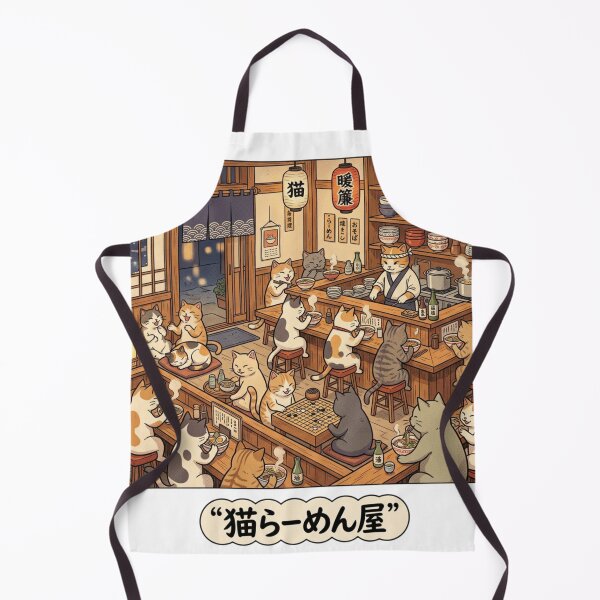 Item preview, Ramen Cafe Cats Tee designed and sold by Black Lion Art.