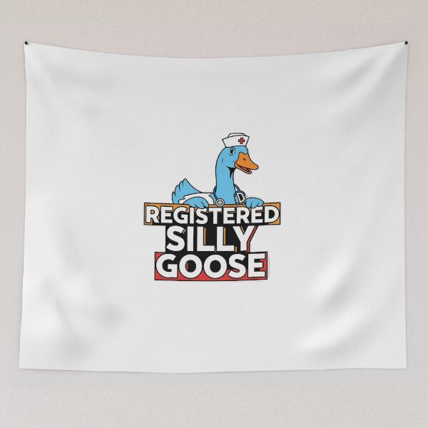 Item preview, Registered Silly Goose Nurse Whimsical Cartoon designed and sold by chattsuede.