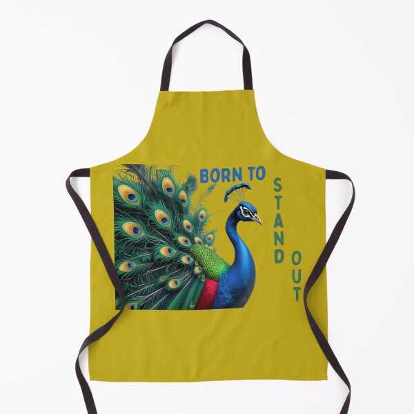Item preview, Elegant Peacock “Born to Stand Out” – Jewel Tone Feathers Luxury Bird Design designed and sold by Max Store.