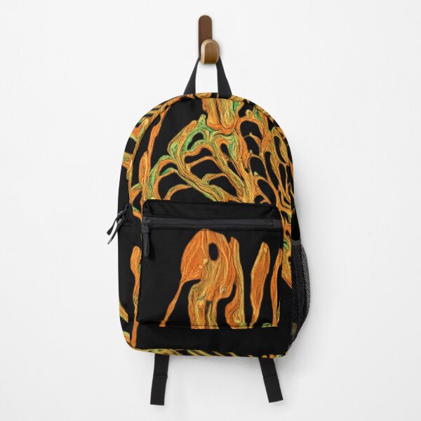 Item preview, Abstract Graffiti Drip Art – Neon Orange Green Street Paint Design designed and sold by BigBobInk.