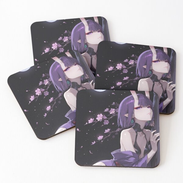 Item preview, Assassin Shuten Douji Fate Grand Order Anime Girl Moon Sakura Fantasy Japan designed and sold by TanglenRabbit.