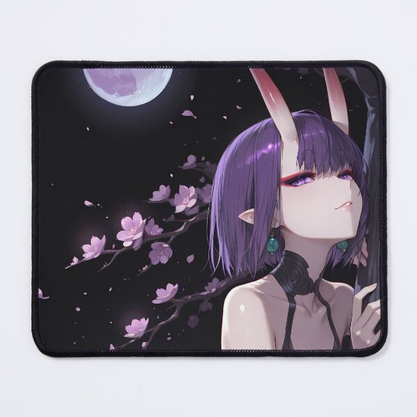 Item preview, Assassin Shuten Douji Fate Grand Order Anime Girl Moon Sakura Fantasy Japan designed and sold by TanglenRabbit.