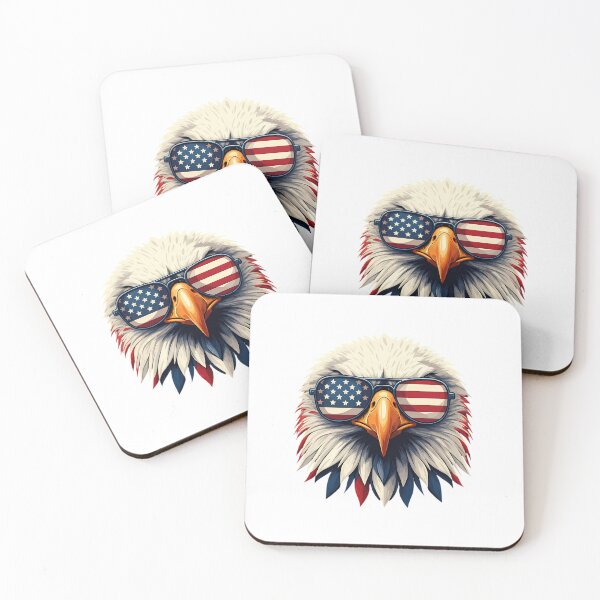 Item preview, Majestic Patriotic Eagle American Flag Sunglasses designed and sold by chattsuede.