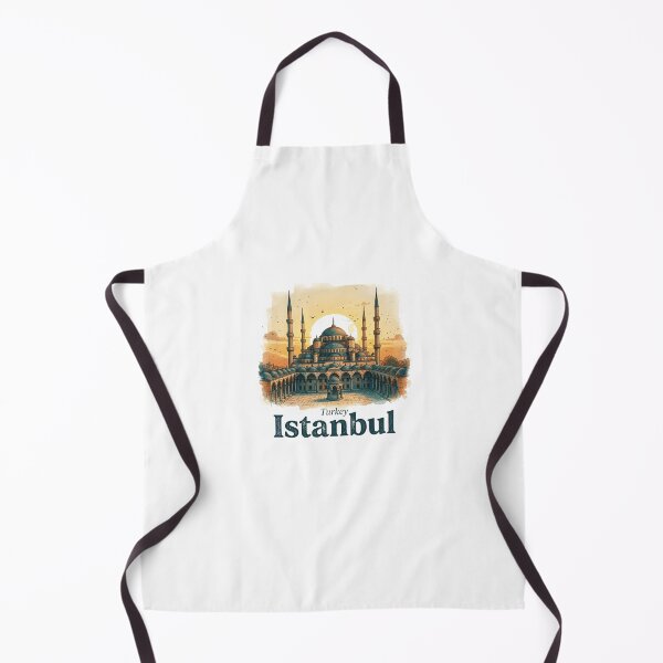Item preview, Istanbul Blue Mosque in Vintage Style designed and sold by Inkworksbyshery.