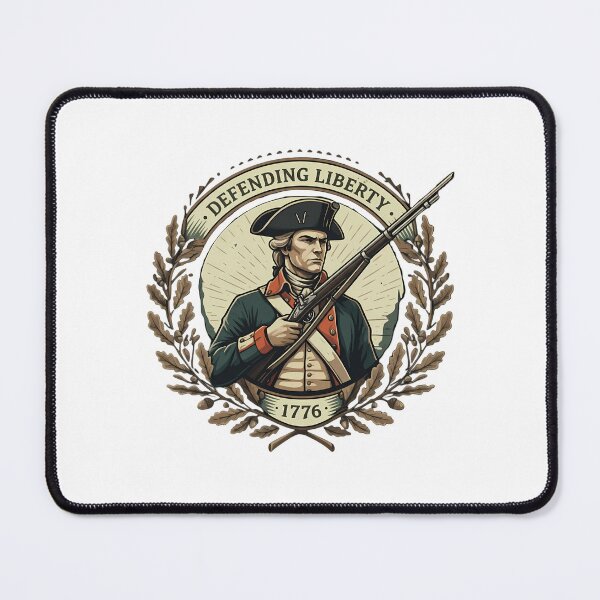Item preview, Defending Liberty 1776 American Revolutionary Soldier designed and sold by chattsuede.