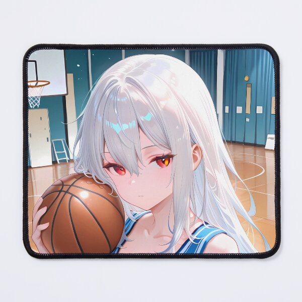 Item preview, Prelude Skadi Arknights Blue Jersey Basketball Anime Girl Indoor Game designed and sold by TanglenRabbit.