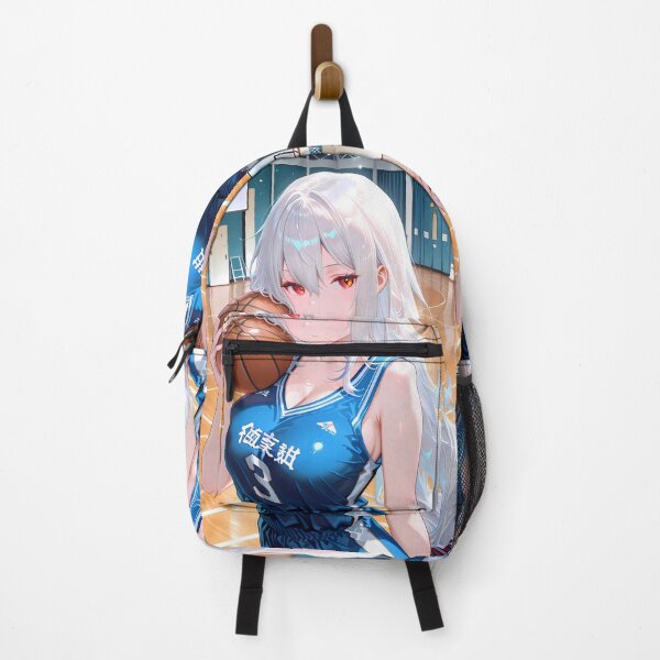 Item preview, Prelude Skadi Arknights Blue Jersey Basketball Anime Girl Indoor Game designed and sold by TanglenRabbit.