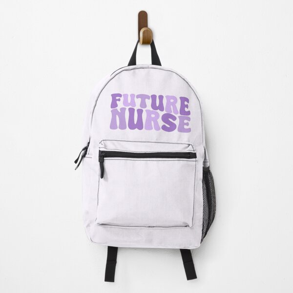 Item preview, Future Nurse - Cute Purple Groovy Wavy Aesthetic Quote Design designed and sold by Nesstitches.