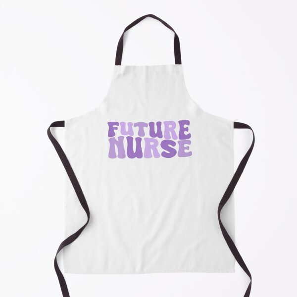 Item preview, Future Nurse - Cute Purple Groovy Wavy Aesthetic Quote Design designed and sold by Nesstitches.