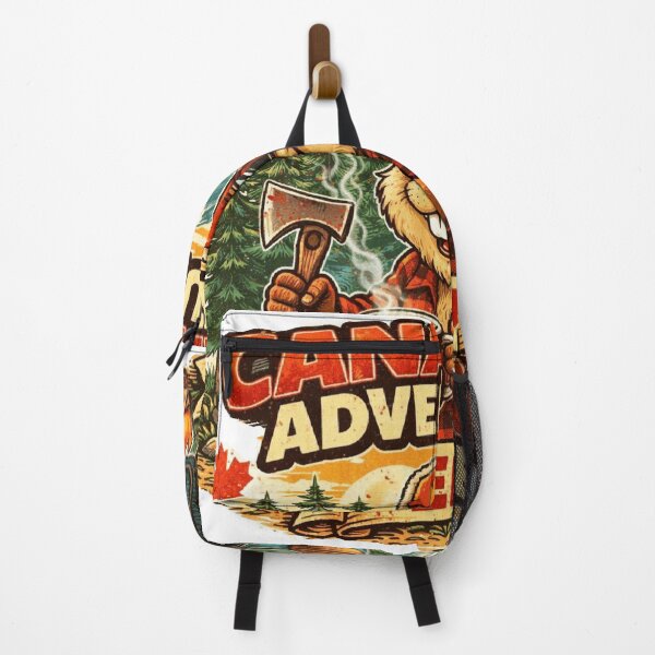 Item preview, Canadian Adventure-Funny Beaver Explorer designed and sold by Northern Glow Art.