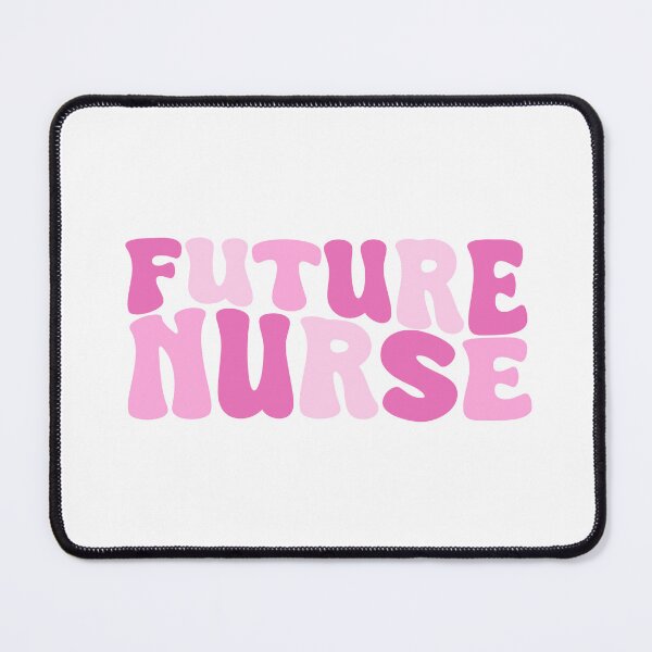 Item preview, Future Nurse - Cute Pink Groovy Wavy Aesthetic Quote Design designed and sold by Nesstitches.