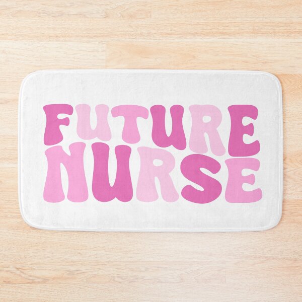 Item preview, Future Nurse - Cute Pink Groovy Wavy Aesthetic Quote Design designed and sold by Nesstitches.
