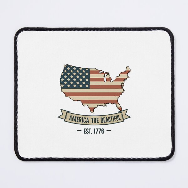 Item preview, Vintage America The Beautiful 1776 American Flag Map designed and sold by chattsuede.