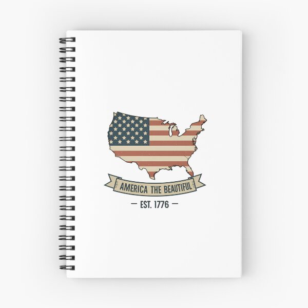 Item preview, Vintage America The Beautiful 1776 American Flag Map designed and sold by chattsuede.