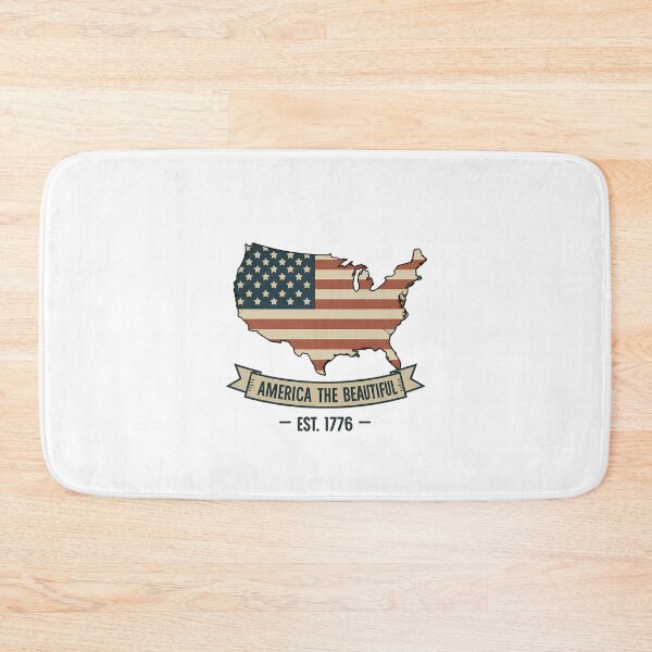 Item preview, Vintage America The Beautiful 1776 American Flag Map designed and sold by chattsuede.