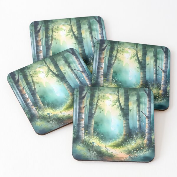 Item preview, Birch Path Stillness designed and sold by Calmersion Life.