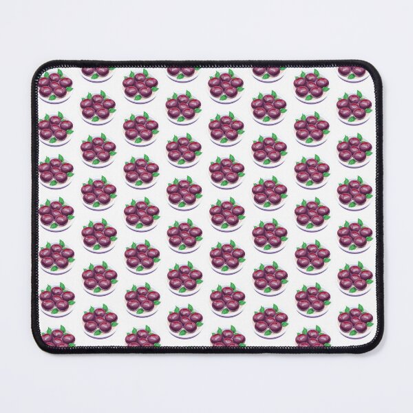 Item preview, Glossy Plum Berries Plate designed and sold by New-School-Wave.