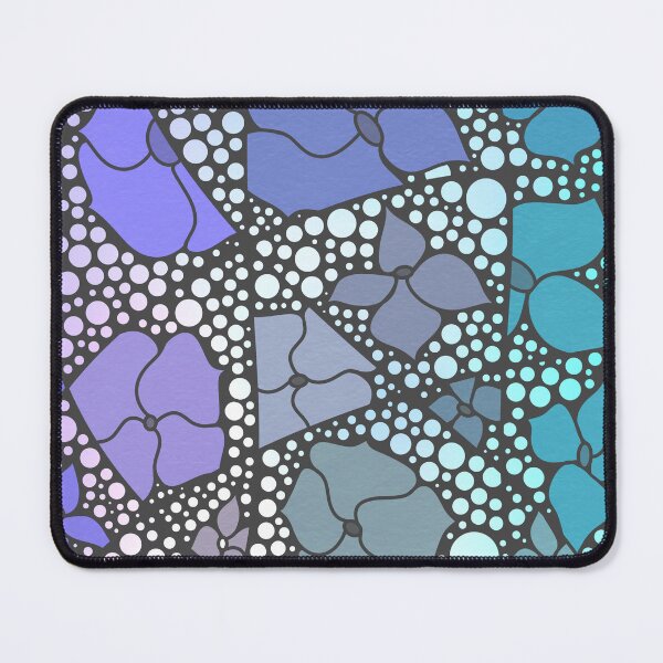 Item preview, Blue Fractured Flowers designed and sold by AuntieDa360.
