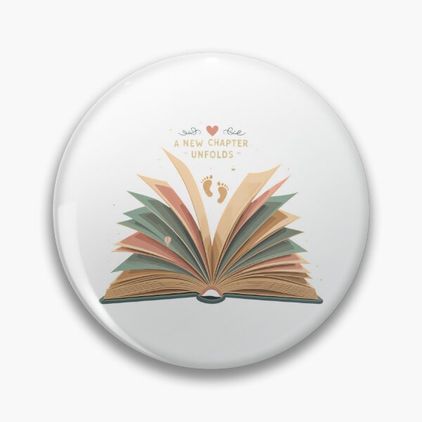 Item preview, A New Chapter Unfolds Baby Footprint Storybook designed and sold by chattsuede.