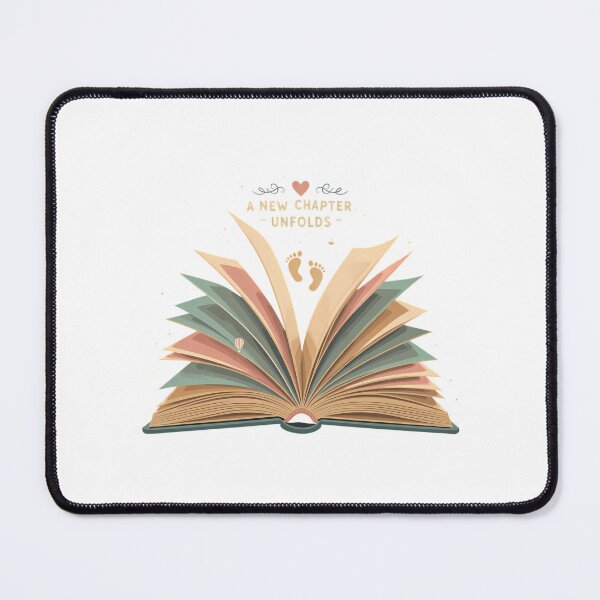 Item preview, A New Chapter Unfolds Baby Footprint Storybook designed and sold by chattsuede.