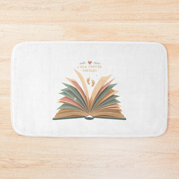Item preview, A New Chapter Unfolds Baby Footprint Storybook designed and sold by chattsuede.