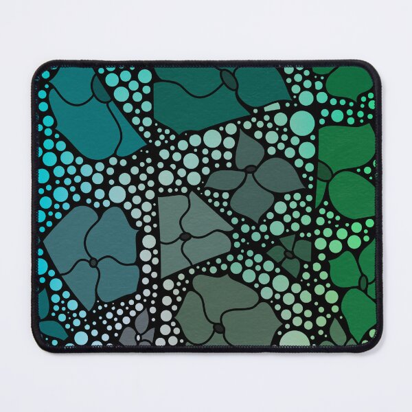 Item preview, Green Fractured Flowers designed and sold by AuntieDa360.