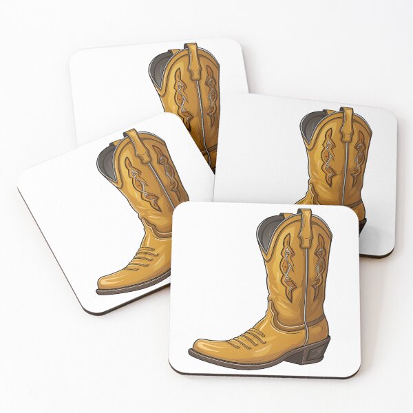 Item preview, Yellow Engraved Boots designed and sold by New-School-Wave.