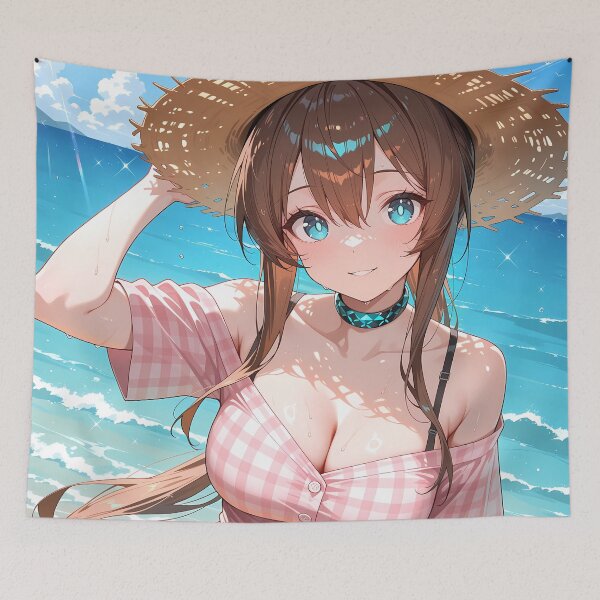 Item preview, Amiya Arknights Prelude To Dawn Beach Summer Sunshine Girl designed and sold by TanglenRabbit.