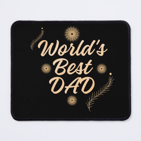 Item preview, World's Best Dad T Shirt Simple Typography Fathers Day Gift Classic Dad Design designed and sold by HopeAndHustle.