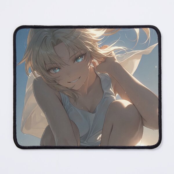 Item preview, Mordred Bright Beach Red Saber Fate Grand Order Anime Girl Water Light Fantasy designed and sold by TanglenRabbit.