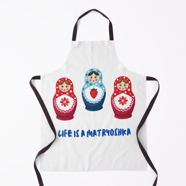 Item preview, Life is a Matryoshka. Three Nesting Dolls. Russian Matryoshkas. designed and sold by ShrimpAndGrits.