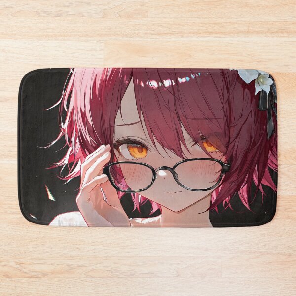 Item preview, Prelude Exusiai Arknights Angel Girl Glasses White Flower designed and sold by TanglenRabbit.