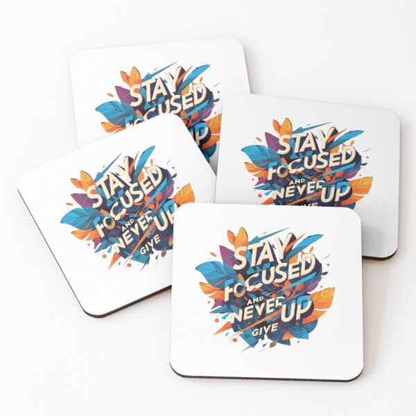 Item preview, Dynamic Stay Focused Never Give Up Floral designed and sold by chattsuede.