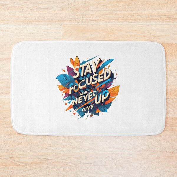 Item preview, Dynamic Stay Focused Never Give Up Floral designed and sold by chattsuede.