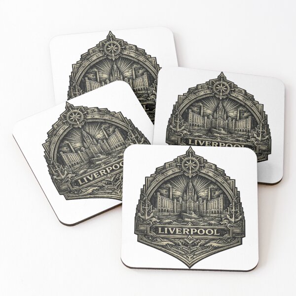 Item preview, Deco style Liverpool badge designed and sold by astriebatik.