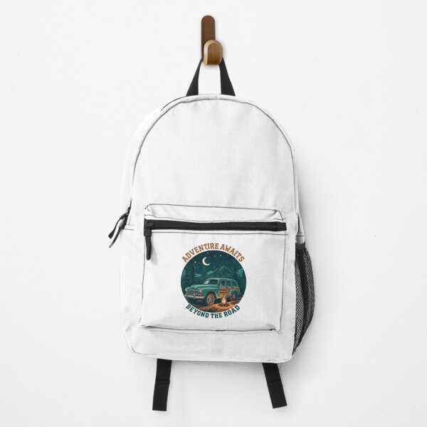 Item preview, Vintage Adventure Awaits Nocturnal Forest Camp designed and sold by chattsuede.