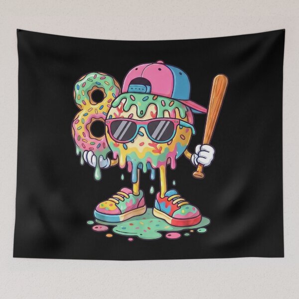 Item preview, Baseball 8th Birthday Drip Sunglasses Cap Cool Kid designed and sold by KIROSALS.