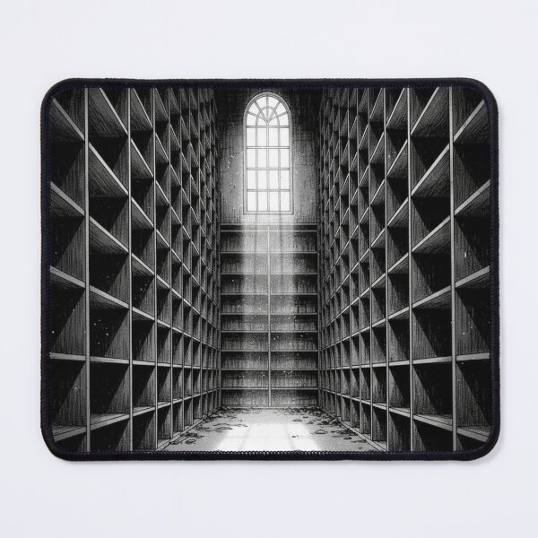 Item preview, Abandoned archaic library, manga style designed and sold by Gamershop22025.