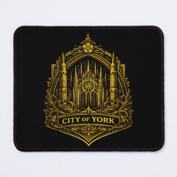 Item preview, deco style city of york badge designed and sold by astriebatik.