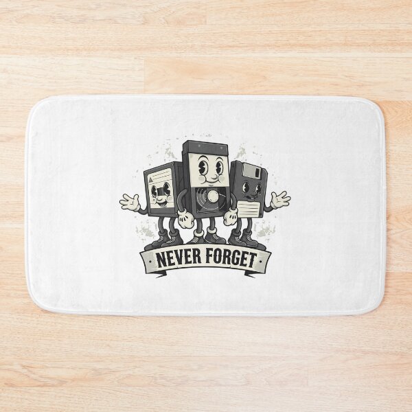 Item preview, Never Forget Retro Tech Classic Media Characters designed and sold by chattsuede.