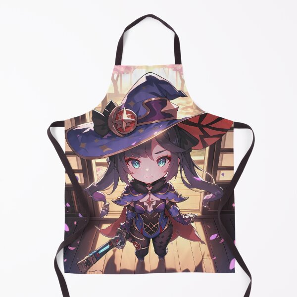Item preview, Mona Genshin Impact Chibi Witch Hat Sakura Sunset designed and sold by TanglenRabbit.