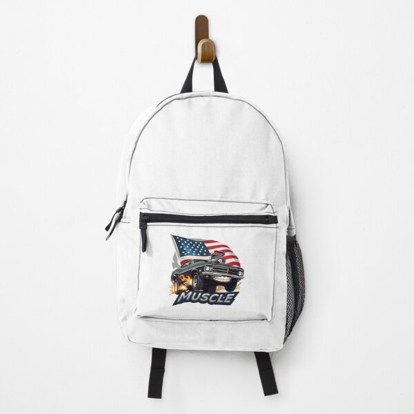 Item preview, Cartoon American Muscle Car with American Flag designed and sold by chattsuede.